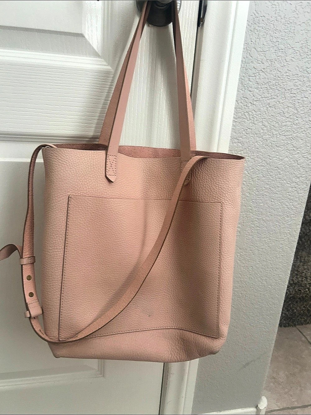 Madewell The Medium Transport Tote Pink Tote Bag